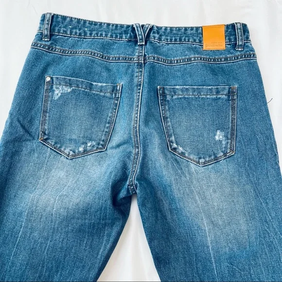 Stradivarius denim distressed jeans size 02‎ - Picture 9 of 9